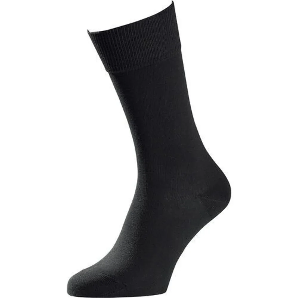Falke 4 Pairs Happy Sneaker/Crew Socks Men's US 9.5-12/EU 43-46 Black/White